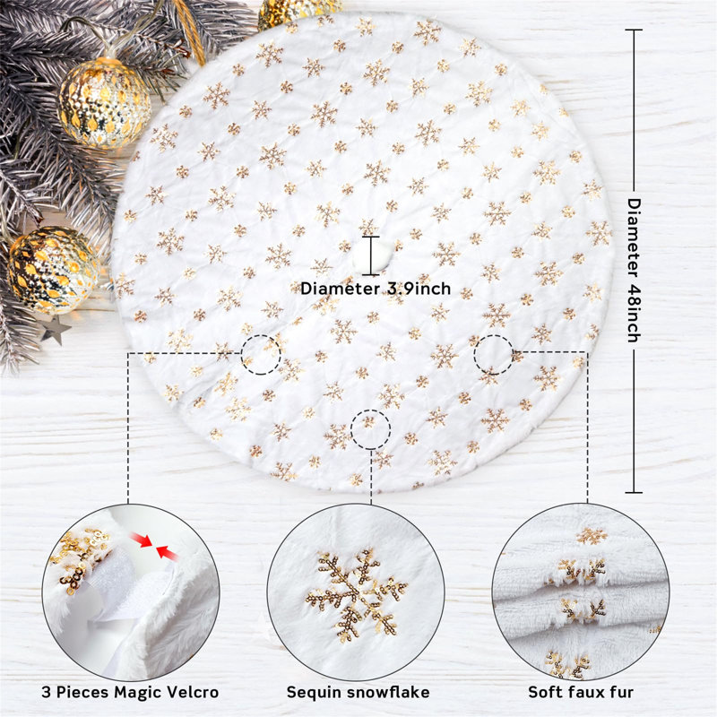 Annetto Faux Fur Tree Skirt