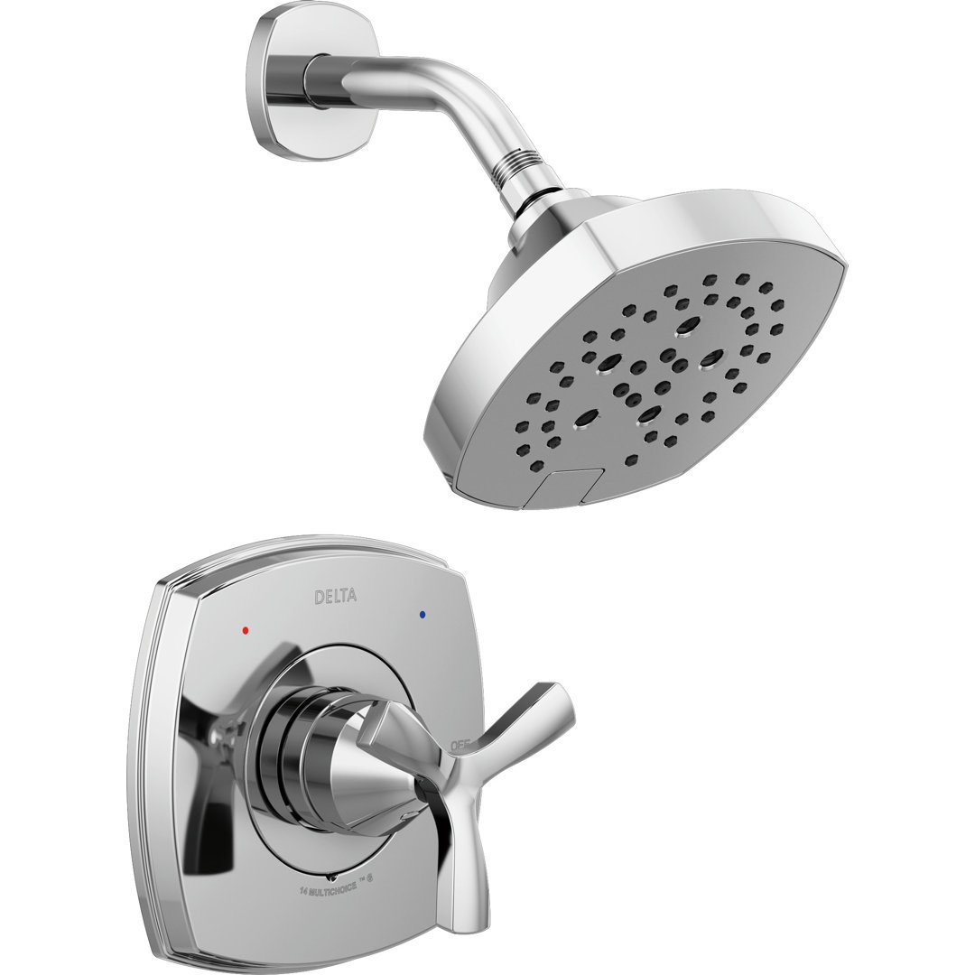 Stryke 14 Series Shower Faucet Trim with Diverter and Monitor Delta 
