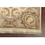 Tapis de couloir beige en laine noué à la main de conception unique 2 pi 8 po x 8 pi 11 po