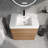 30 Inch Elegant Bath Vanity with Undermount Sink, Soft-Close Doors and Two Drawers-730891032