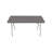 6-Foot Folding Table, Charcoal Slate - Indoor/Outdoor Versatility