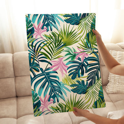 «Botanical Botanical Leaves», impression d'art tropical sans cadre