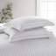 Microfiber Striped Duvet Cover Set with Matching Pillowcases and Stripe Fitted Sheet-117597584-117597596