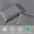 Cooling Twin Sheets And Sheet Sets, Gray Nylon Blend For All-season Comfort