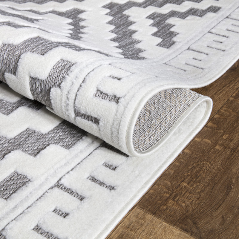 Huff Geometric Area Rug, 160cm x 230cm