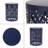 Outdoor Metal End Table -Large-1089110225