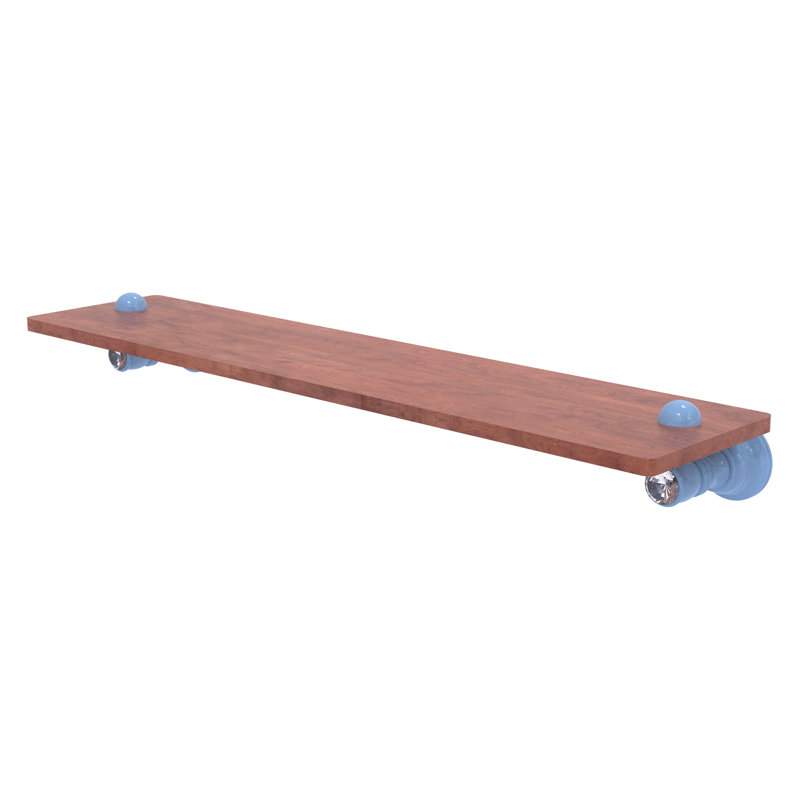 Tablette flottante Carolina, H 2,4 po x l 22 po x P 5,54 po, Bleu troll plat