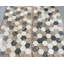 Carreau de mosaïque pour mur et plancher nid d'abeille 2 po x 2 po Honeycomb-50872617