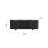 80'' Modern Fluted Solid Wood Sideboard Buffet with Adjustable Shelves Storage and Stone Slab Top