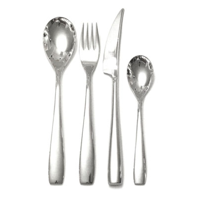Sparta Flatware Set - 24 Pieces - Stainless Steel
