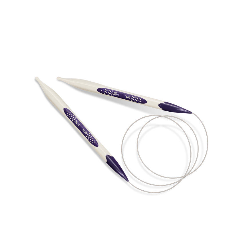 Prym Ergonomics 32" Circular Knitting Needles, US 15 10mm)