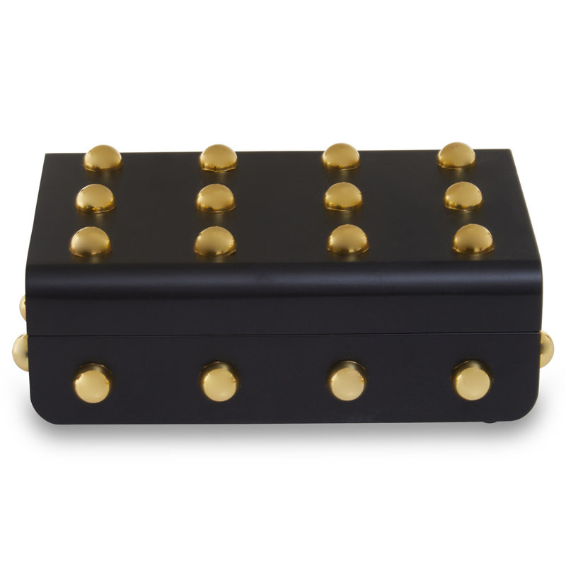 Laureen Accessory Box +, Black/Gold