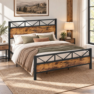 Wykeisha Metal Standard Bed
