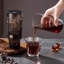 15Oz / 450Ml, cafetière à infusion de café glacé avec débit d'eau réglable, infuseur à infusion froide à filtre en acier inoxydable pour la maison et le bureau 22114