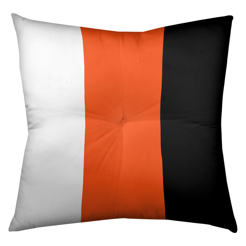  Coussin de sol touffeté, 26 po x 26 po, Orange