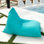 Grand fauteuil poire de détente d'extérieur Twist