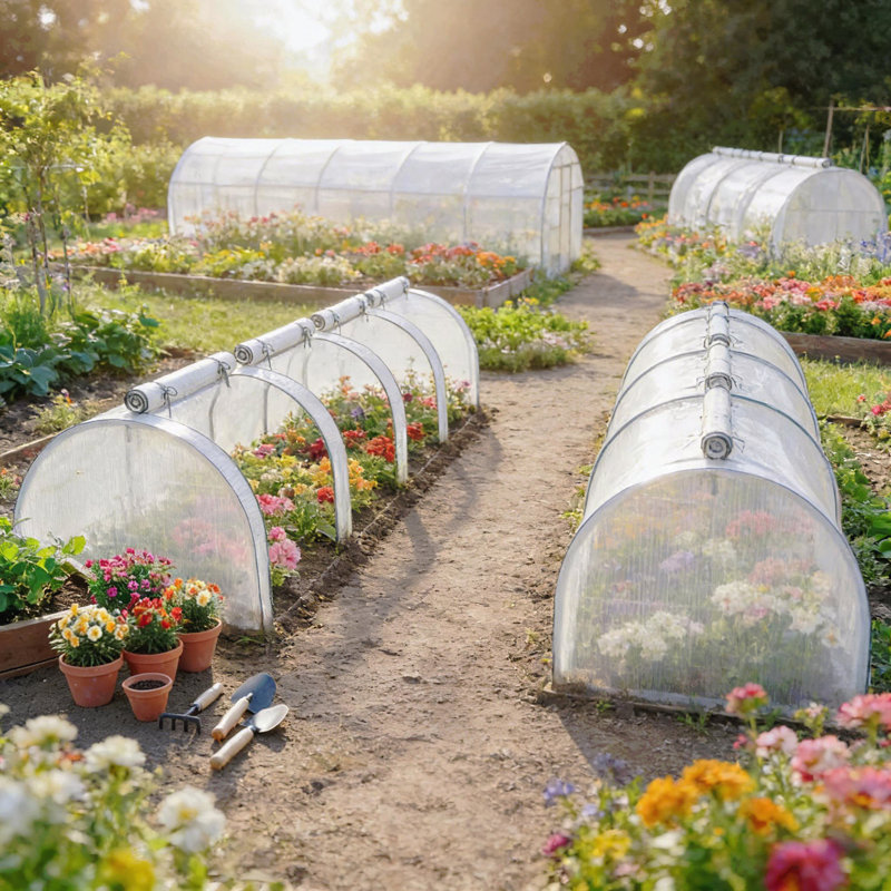 Portable Greenhouse,Wide Mini Greenhouse, Dark Green/White
