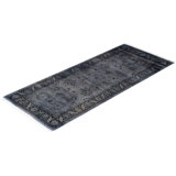 Overdyed One-of-a-Kind 2' 6" X 6' 0" Hand Knotted Area Rug