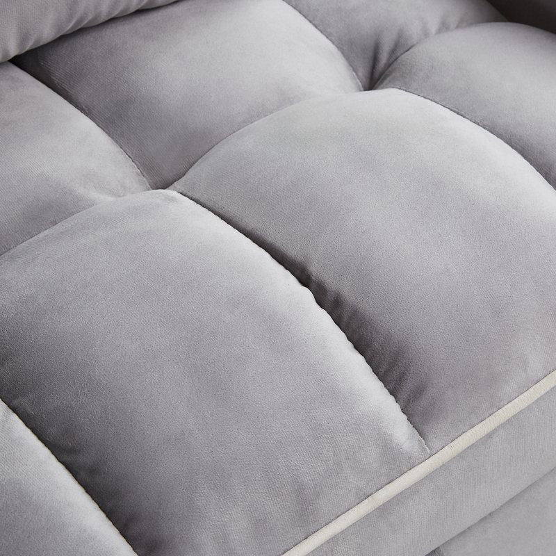 Convertible Sleeper Chair Sofa Bed, Gray