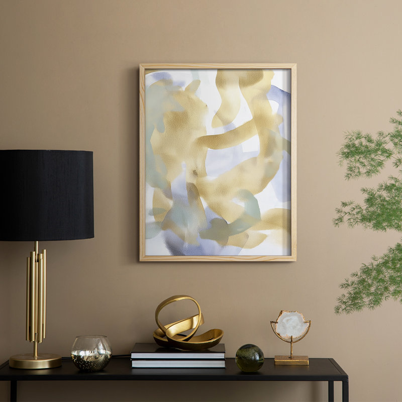 Reproduction encadrée ABSTRACT Series DCCXC - bois massif, Naturel, H 30 po x l 24 po