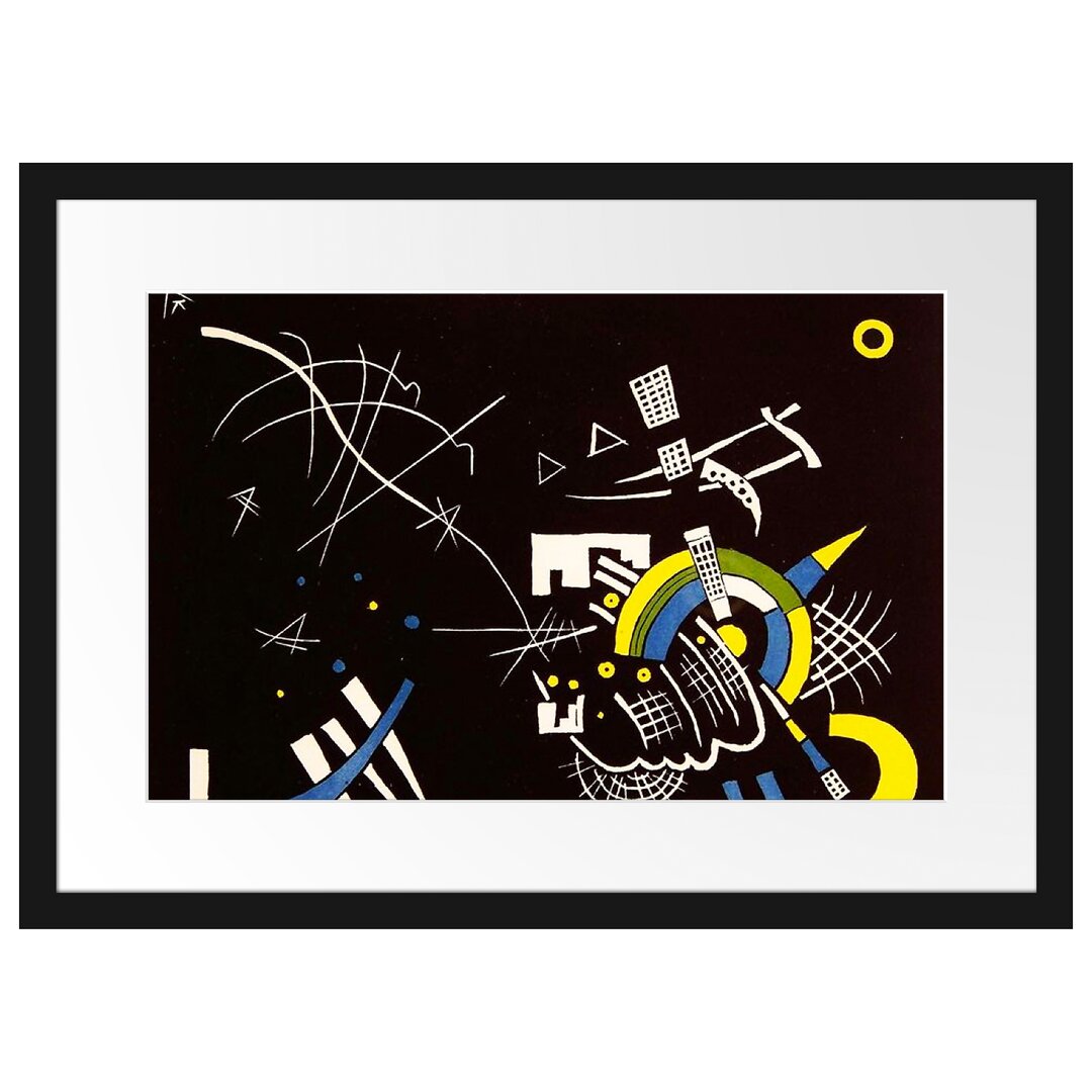 Gerahmtes Poster Small Worlds von Wassily Kandinsky