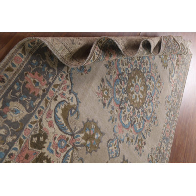 Handmade Wool Traditional Area Rug 8x11