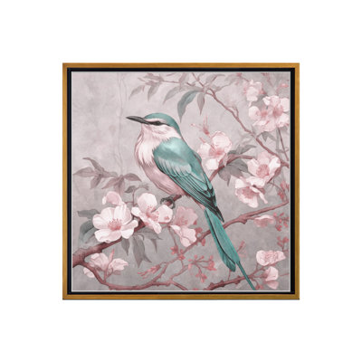 Nature Inspired Blue Chinoiserie Bird Spring Vibes