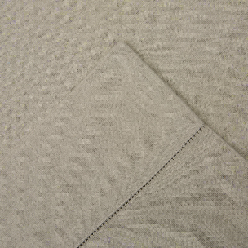 Ensemble de draps 100% coton flanelle lourde Pointehaven 200 g / m², Ensemble de draps pour lit double + 1 drap-housse
