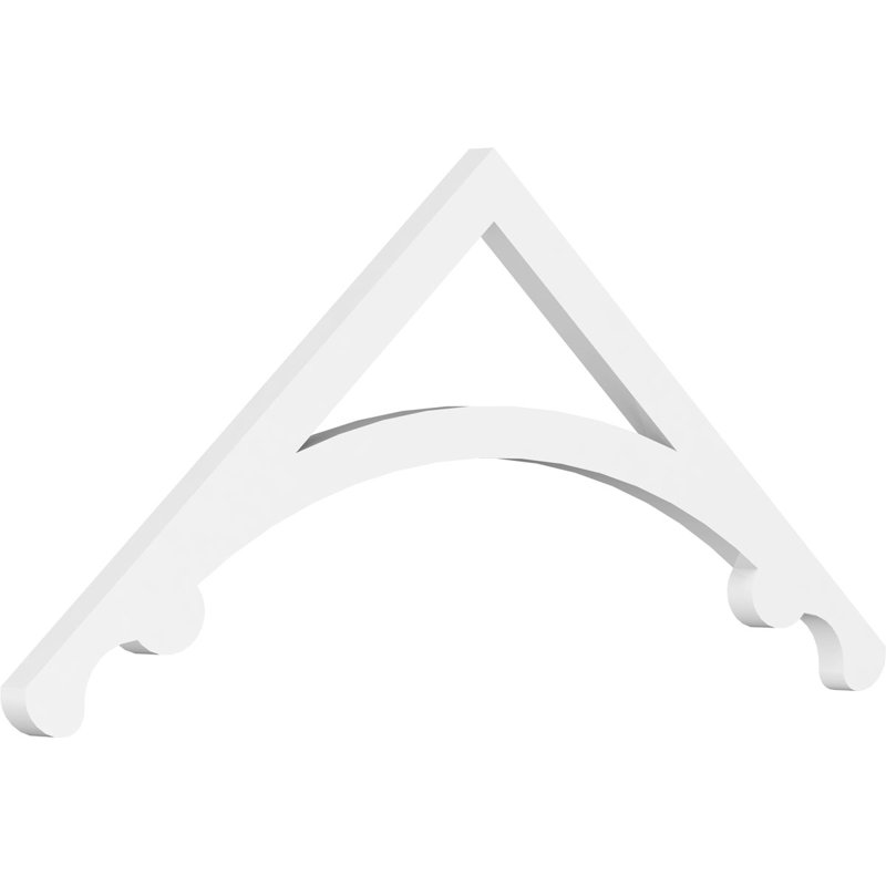 Pignon en PVC de qualité architecturale Legacy, H 15 po x l 36 po x P 1 po, 10 / 12