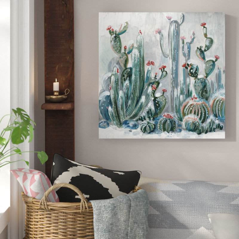 " Cactus Garden II ", 48" H x 48" W