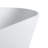 63" Freestanding Solid Surface Soaking Bathtub