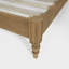 Cadre de lit Queen classique en bois massif, fini bois flotté-711271677-711096699