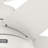 52" Aerodyne 5 - Blade Modern Smart Ceiling Fan with Lights and Remote-70982241