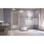 Cabine de douche à charnière sans cadre 40 "x 72" avec technologie Clear Max Unidoor Plus-800014863