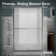 Finesse 54.62'' - 59.62'' W x 70.06'' H Double Added Frameless Shower Door with Clear Glass
