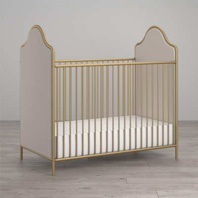 Sara 3-in-1 Convertible Upholstered Crib