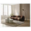 Canapé incurvé moderne de 93,6 pouces de style Mid-Century, canapé en tissu Boucle pour chambre à coucher-30013055