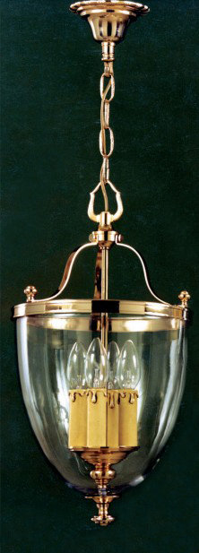 Beeson 4 - Light Brass/Polished Geometric Pendant