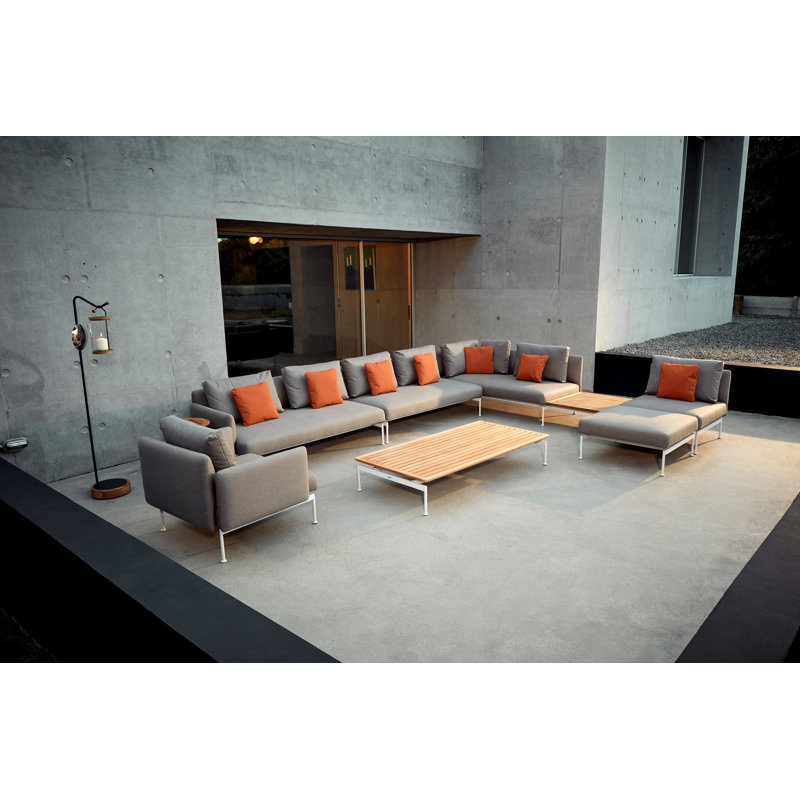 Layout Coffee Table, Forge Gray