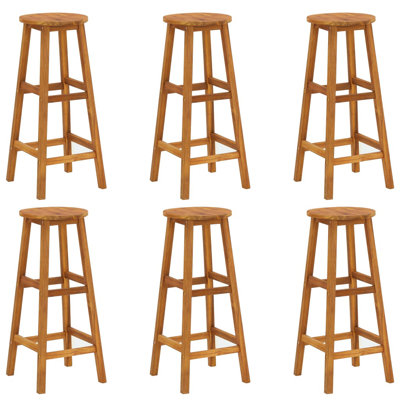 Herta Solid Wood Counter Stool