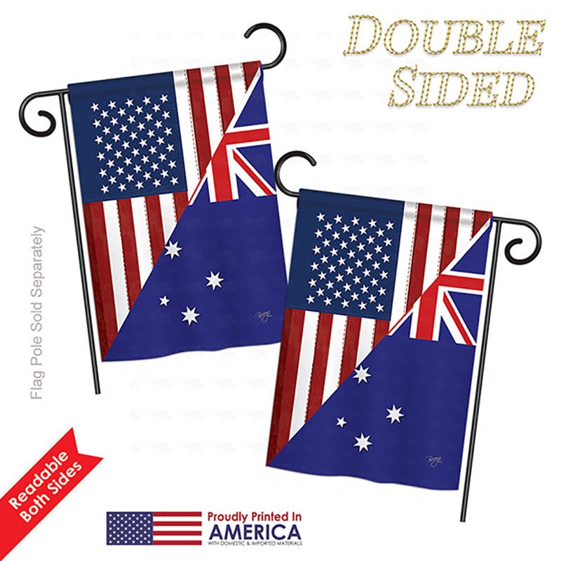 Polyester de 2 côtés 40 x 28 po néerlandaise drapeau de jardin