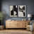 Black Floater Framed
