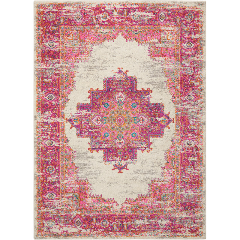 Oriental Indoor Rug, Rectangle 3'9" x 5'9"