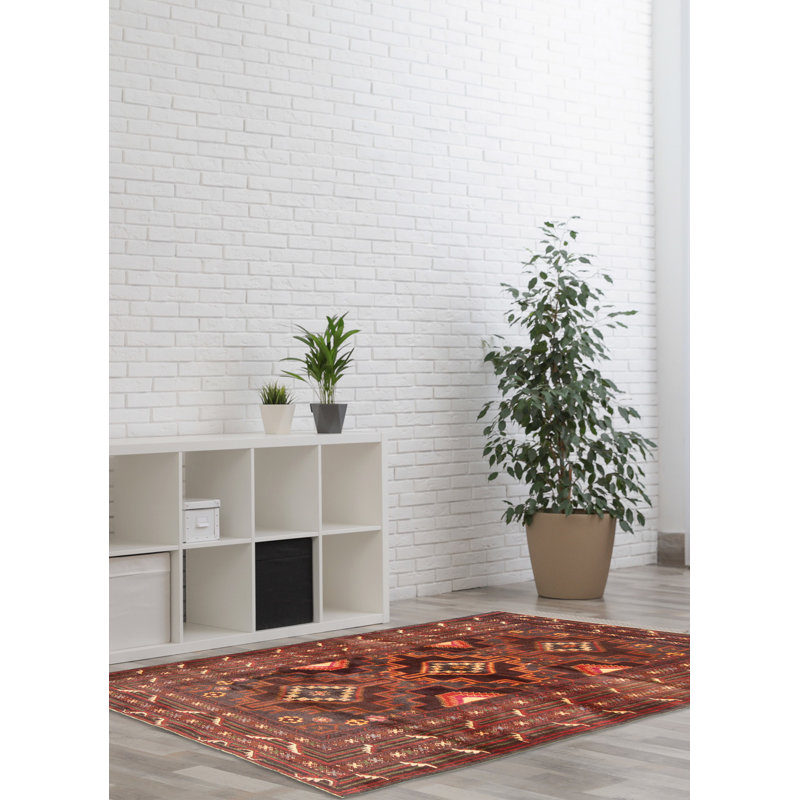 Teimani Brown Rug 3'7" x 6'7"