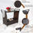 Gurney Slade Powder Coated Steel Bar Cart