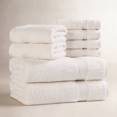 Alexia 8-Piece Egyptian Cotton Towel Set