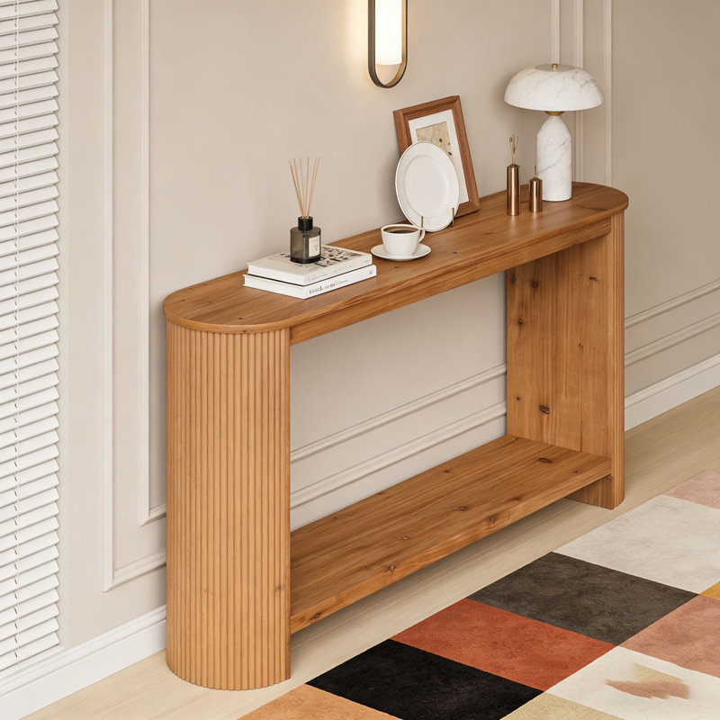 63" Wood Console Table