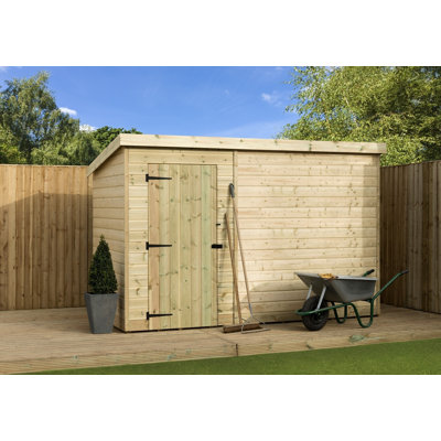 Shiplap Pent Wooden Shed