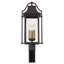 Tête de lanterne filaire 1 lumière 24,25 po Mercurio Western bronze