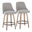 Tabouret de comptoir à hauteur fixe avec pivot